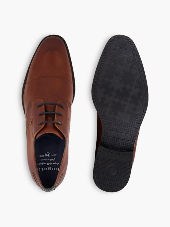 bugatti Businessschuh Cognac