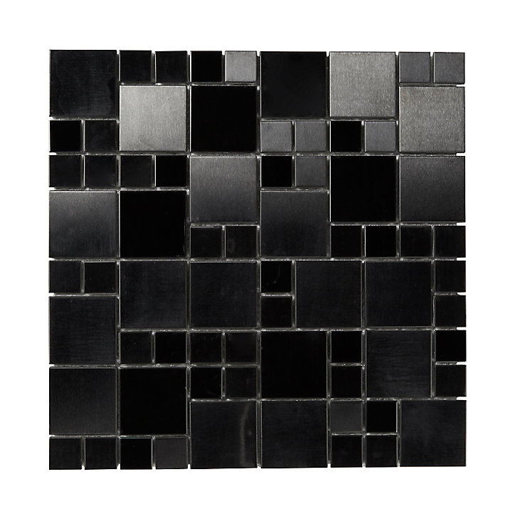 Mosaïque noir 30 x 30 cm Tourino Colours