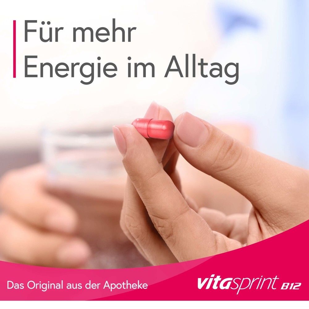 Vitasprint B12 Kapseln, 20 St. mit Vitamin B12 für mehr Energie