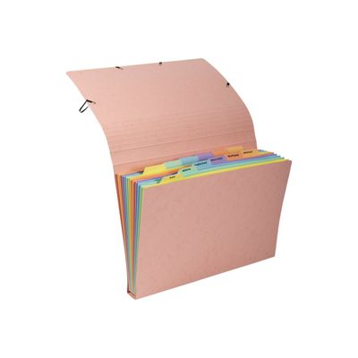 Exacompta Aquarel - Trieur 12 positions - disponible dans différentes couleurs