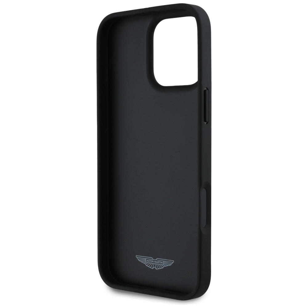 iPhone 16 Pro Max Leder Hardcase Hülle Victory Design (ASHCP16XPVIK) - Schwarz
