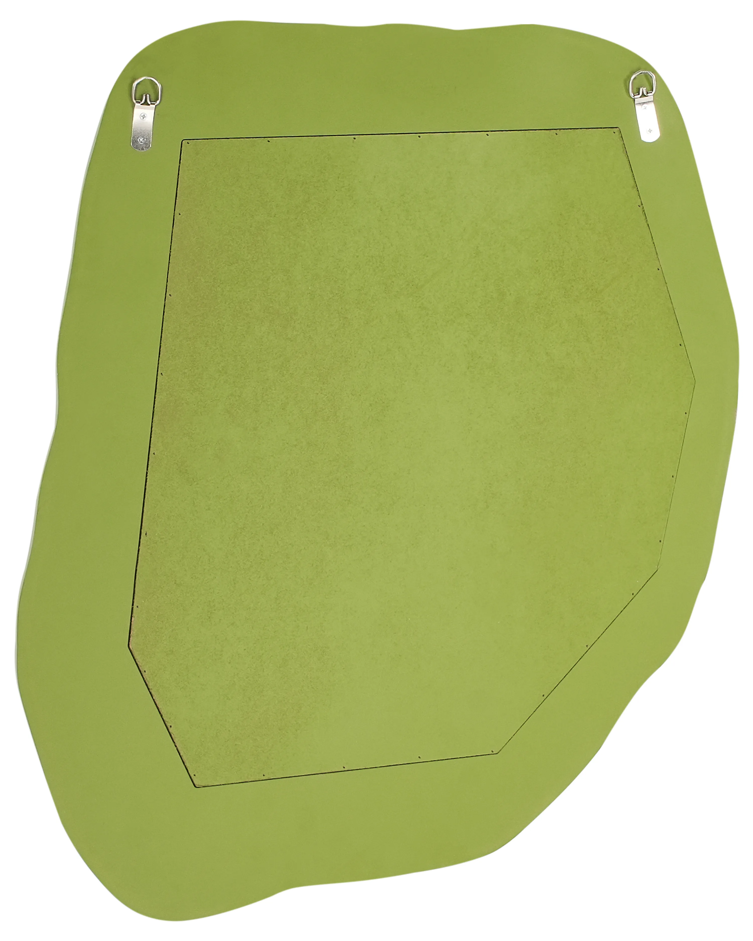 Wandspiegel MARTYRE 57 cm 74 cm Groen