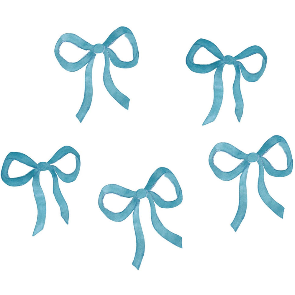 Køb That's Mine Blue Wallsticker Bows 5-Pak