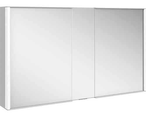 KEUCO Royal Match spiegelkast 120 x 16 x 70 cm aluminiumkleurig 2-deurs LED IP 20
