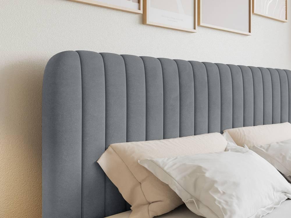 NADUVI Collection Boxspring Adrien velvet met opbergvak 200x200