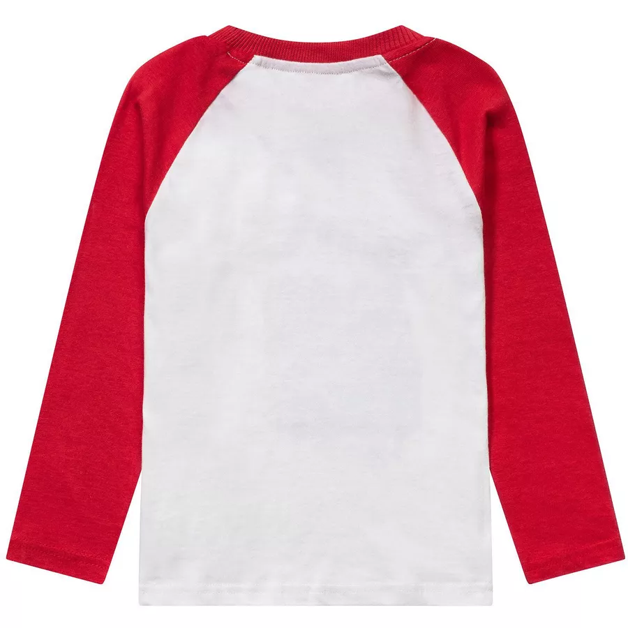 MINOTI Longsleeve WeißRot