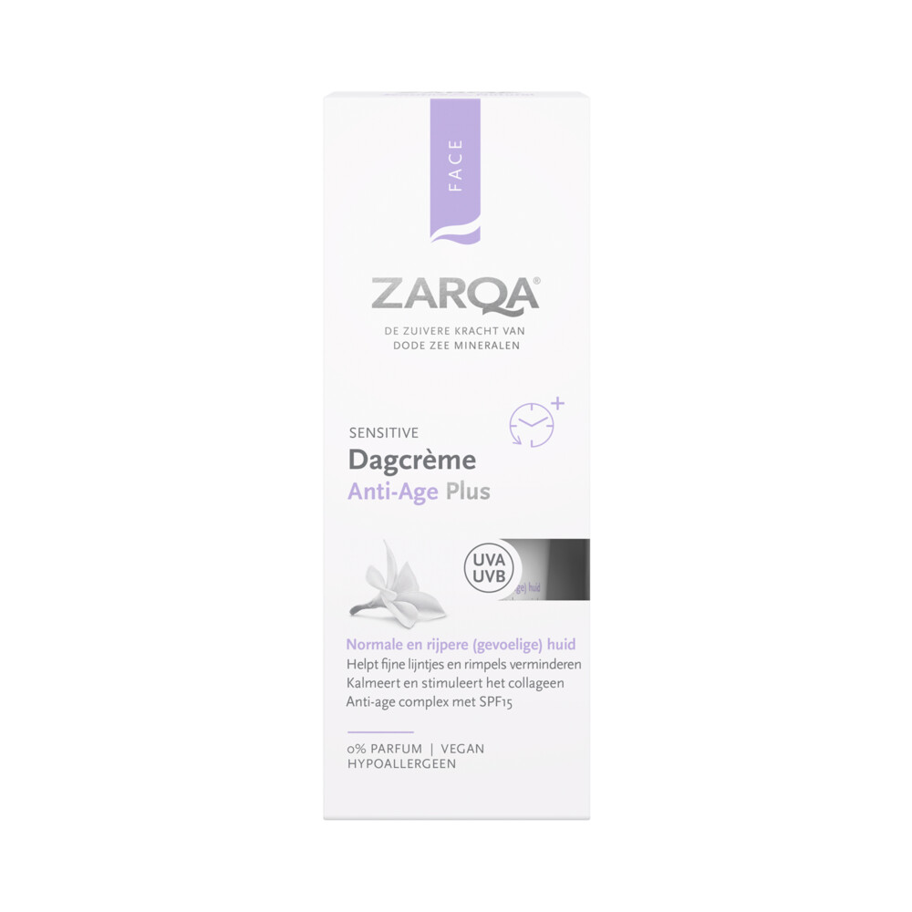 Zarqa Dagcreme Anti-Age Plus SPF15 Sensitive50 ml