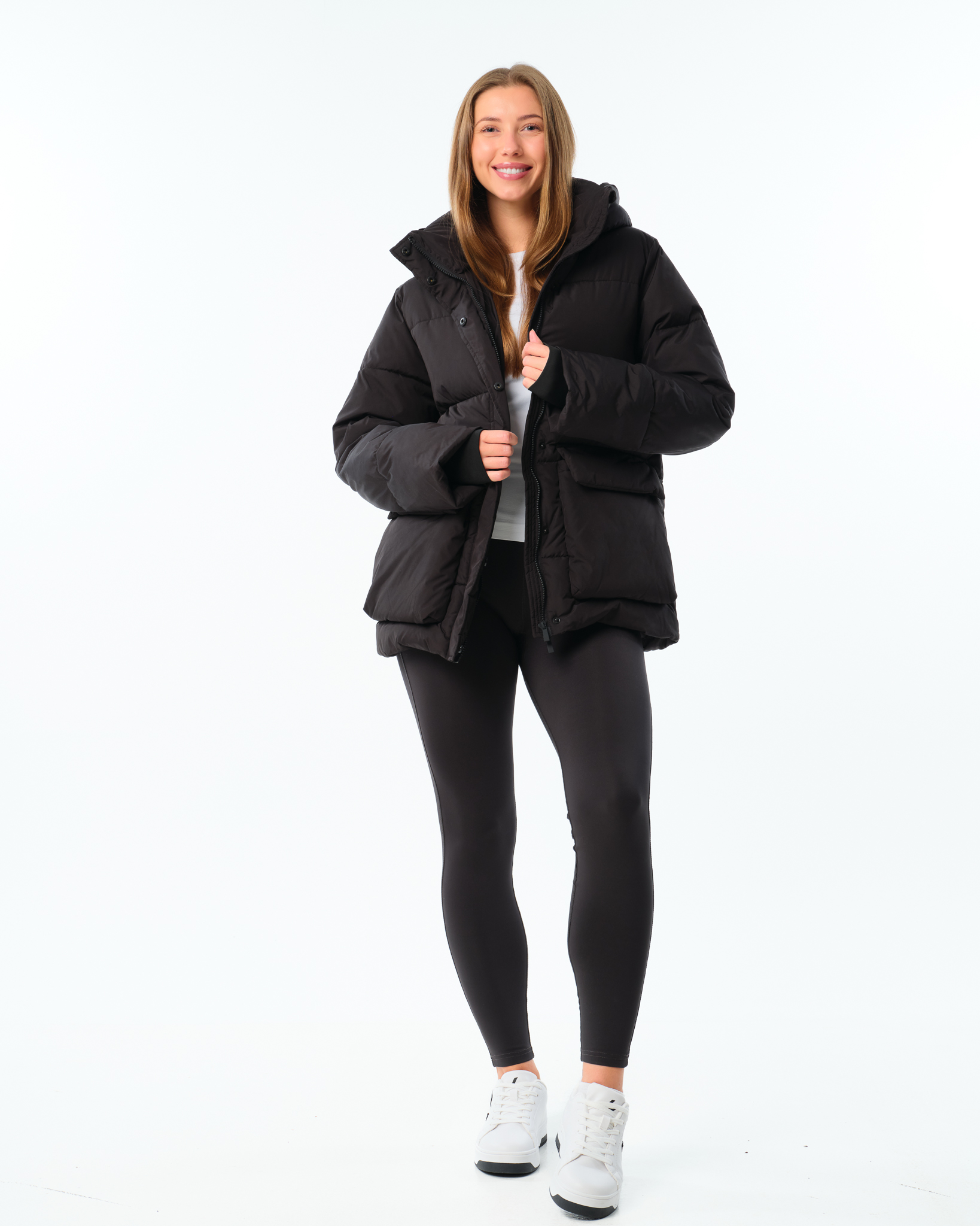 LEVITY Holly Puffer Jacket Black