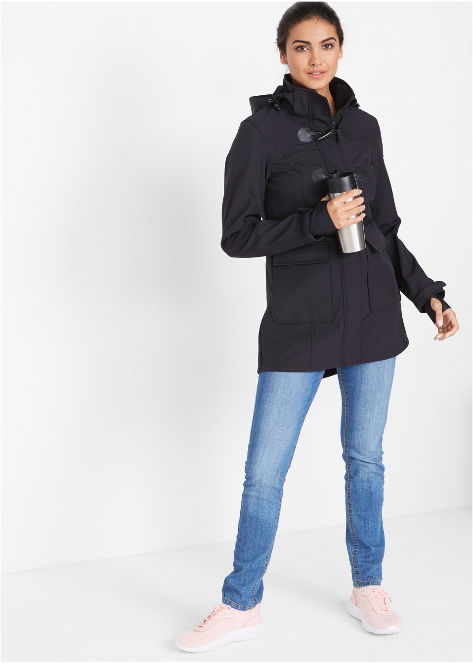 Veste duffel-coat softshell