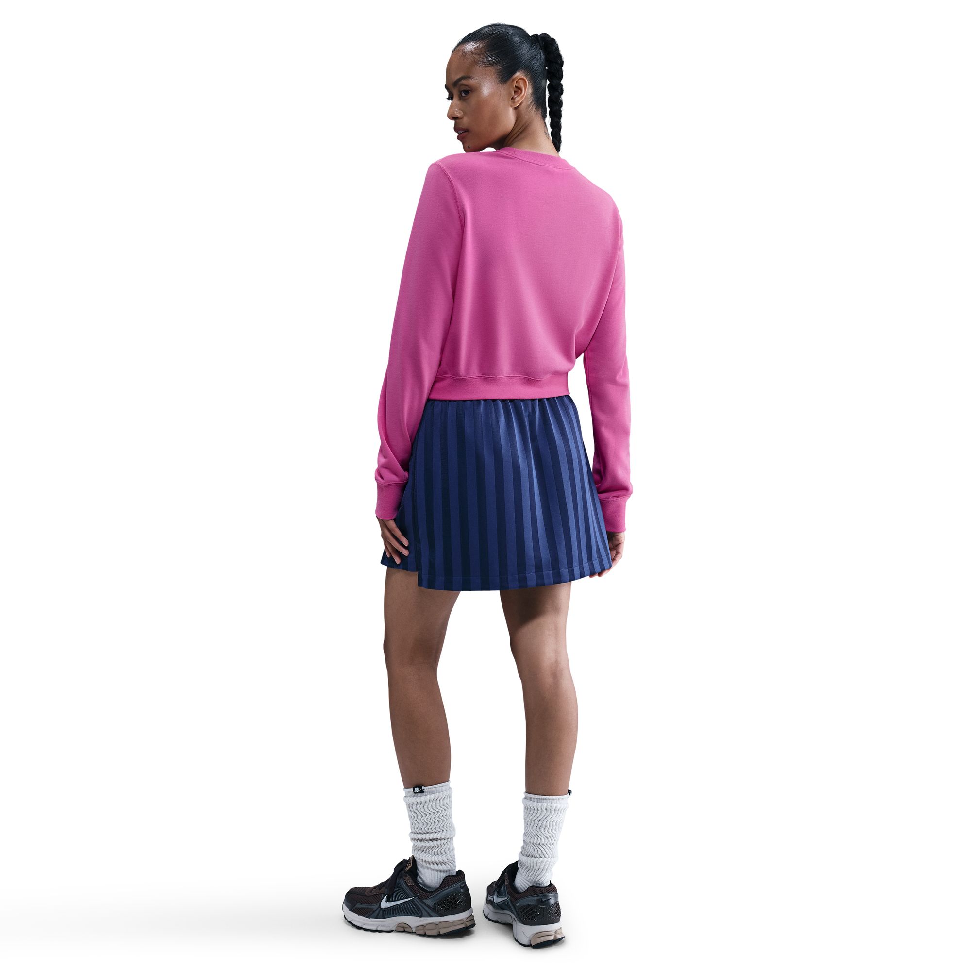 Sportswear Chill Terry Crew-Neck Dame 675/Playful Pink/Sail