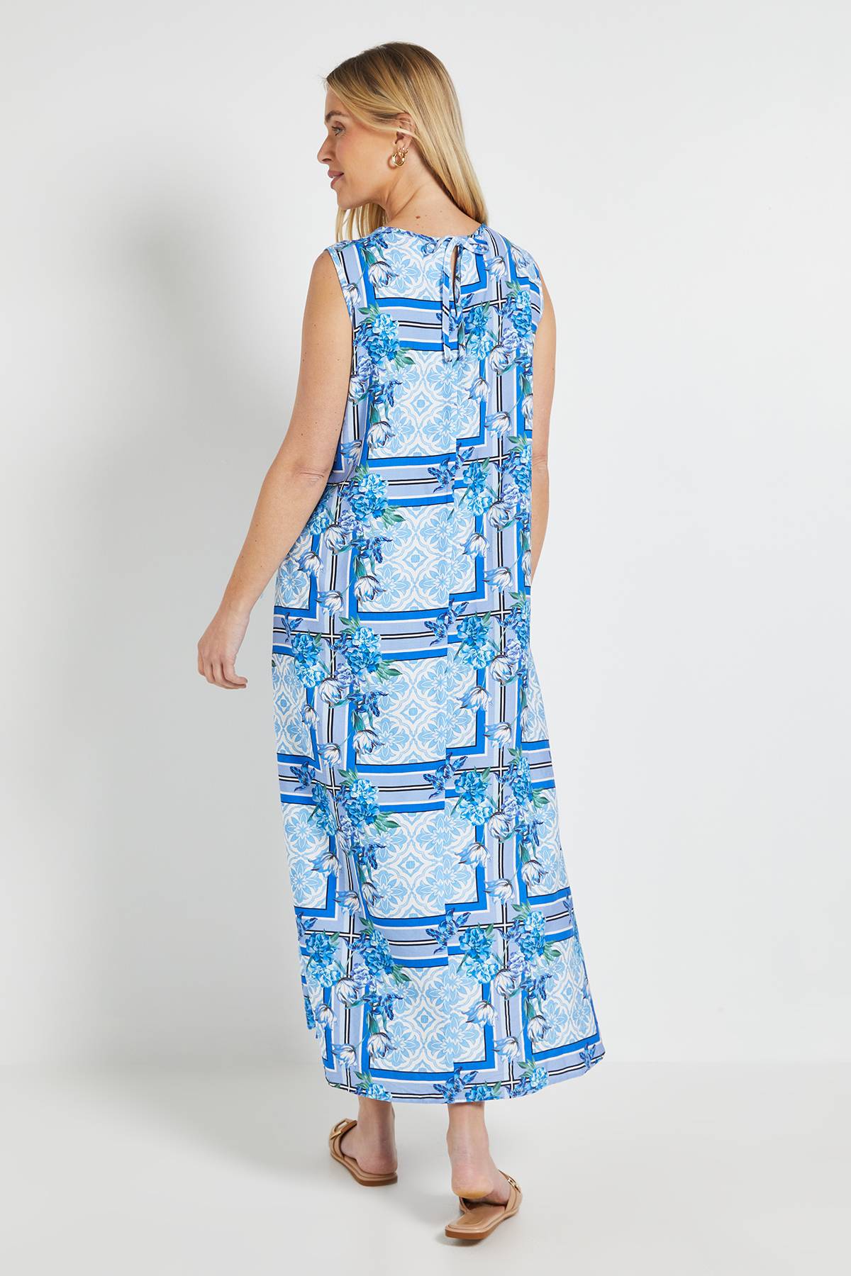 Wallis Robe Maxi Tropicale D'été Petite