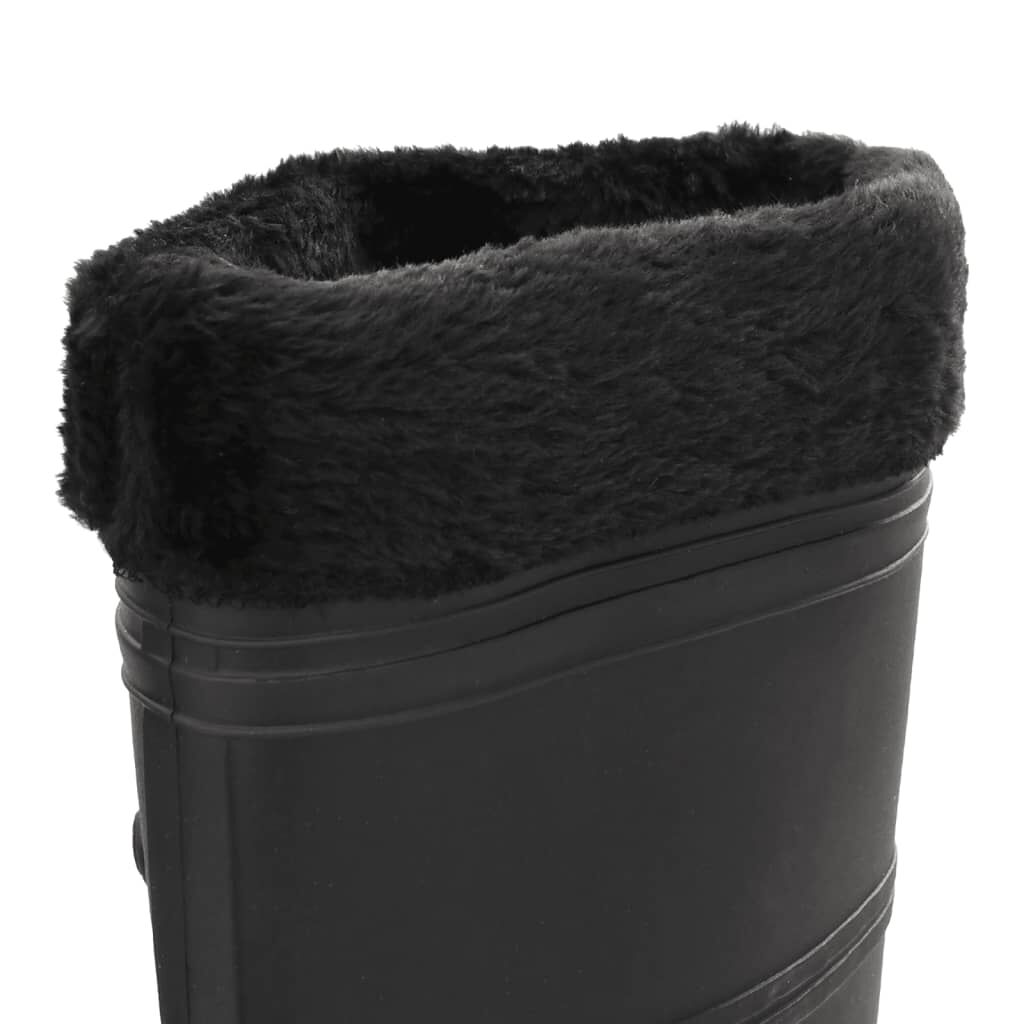 vidaXL Wellington laarzen met uitneembare voering, zwart, maat 38, PVC