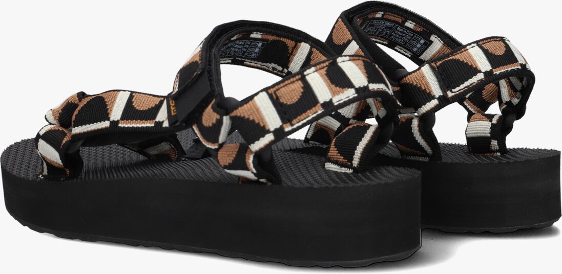 TEVA zwarte teva sandalen w midform universal