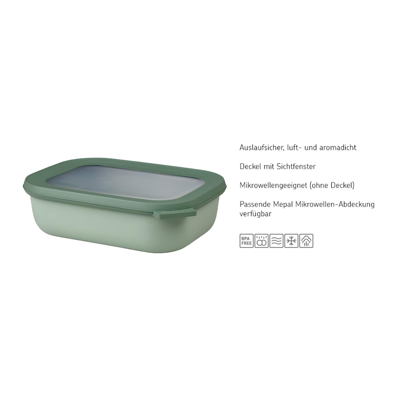 Mepal Multischüssel Cirqula 0,5l 1l 2l 3er Set