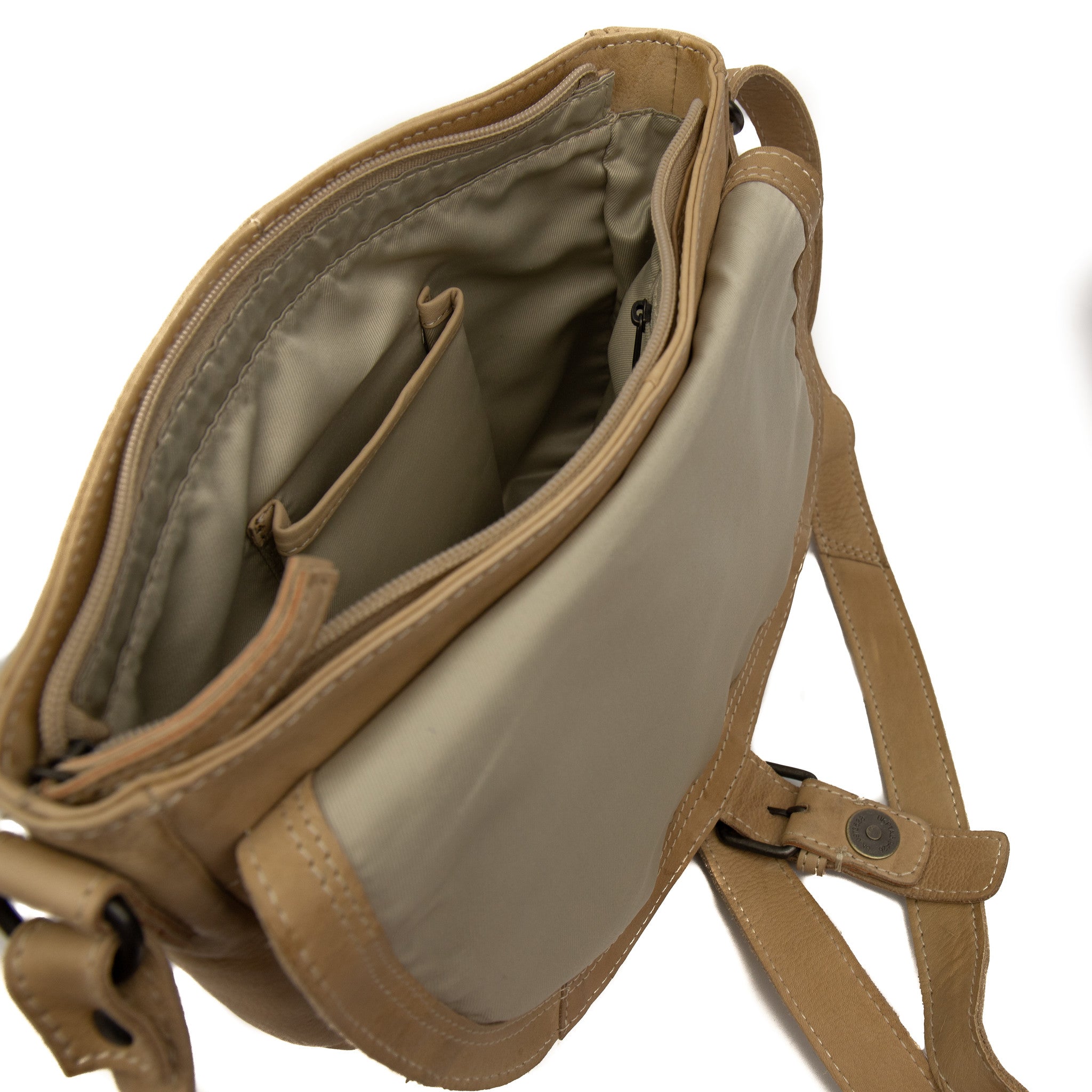 Schoudertasje 'Mattea' beige Beige