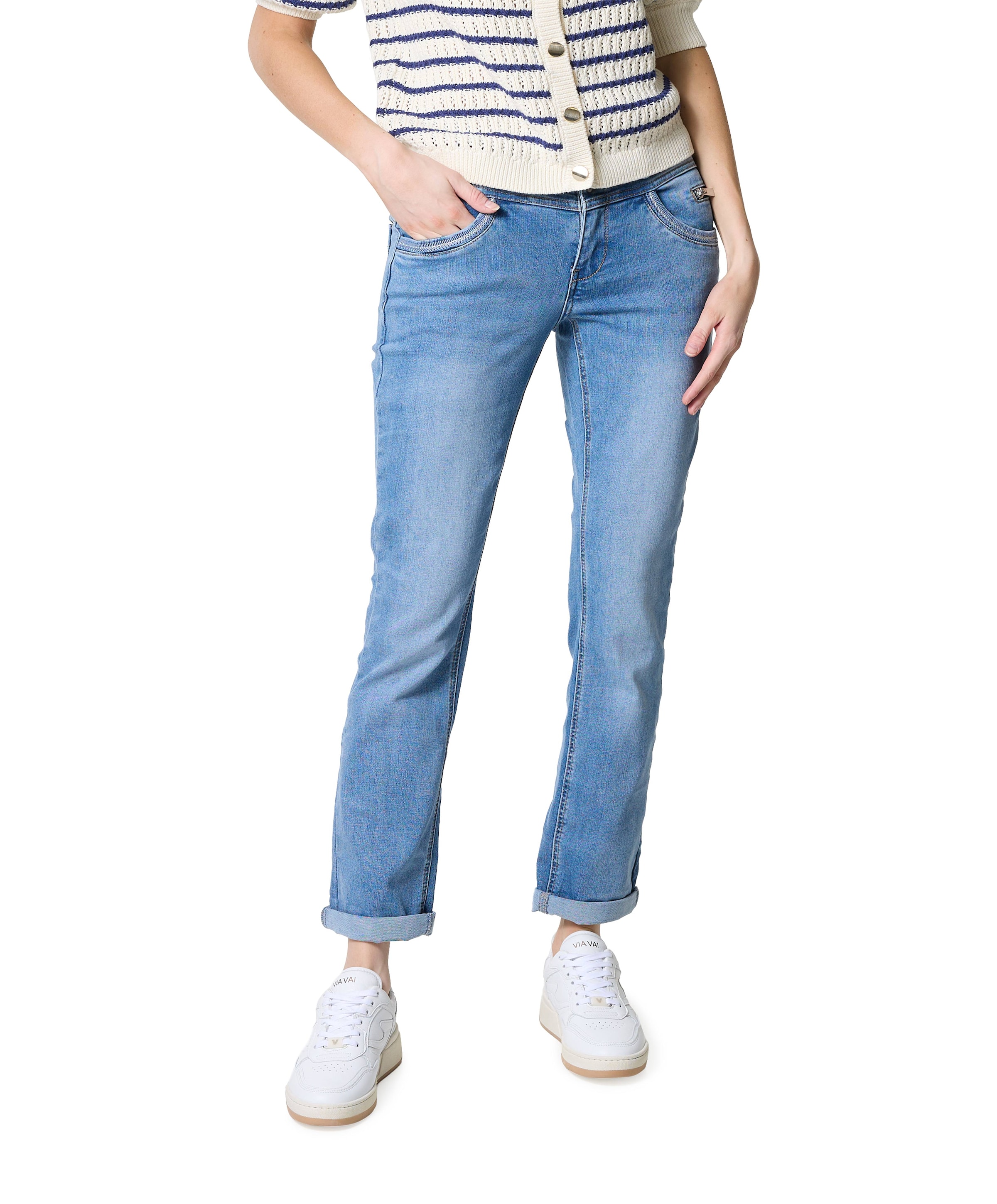 Red Button Sienna Stone Used dames jeans blauw