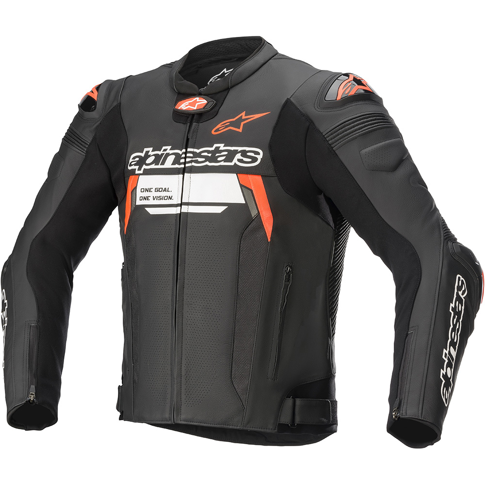 Alpinestars - Blouson Missile V2 Ignition Noir / Rouge fluo