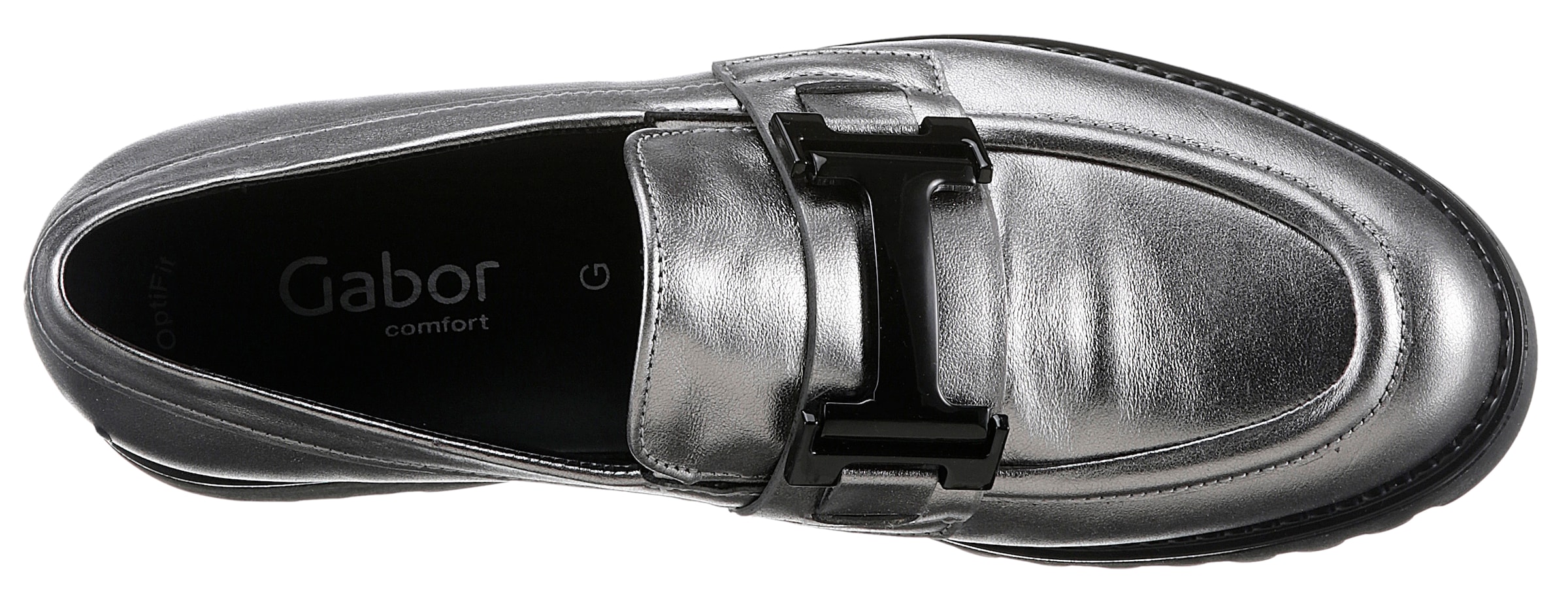 Gabor Loafer »Florenz«  , Blockabsatz, Slipper, Halbschuh, Schlupfschuh in Weite G (=weit)