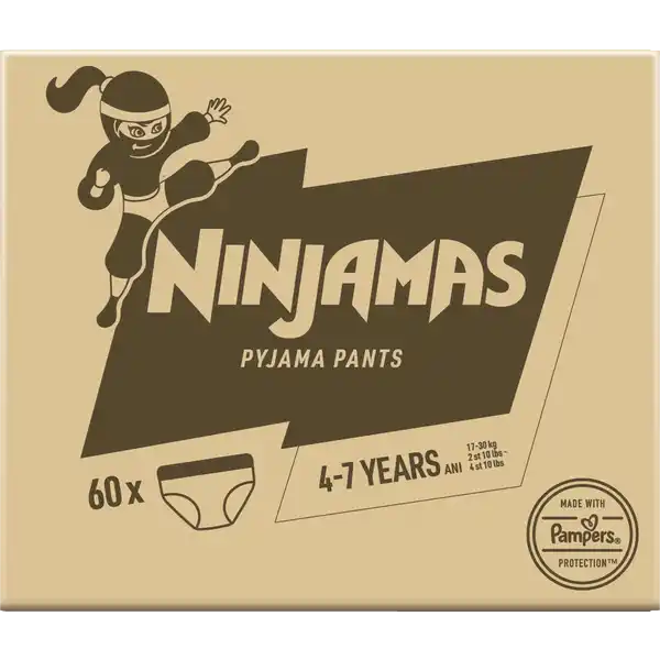 Pyjama Pants für Mädchen 4-7 Jahre, Monatsbox