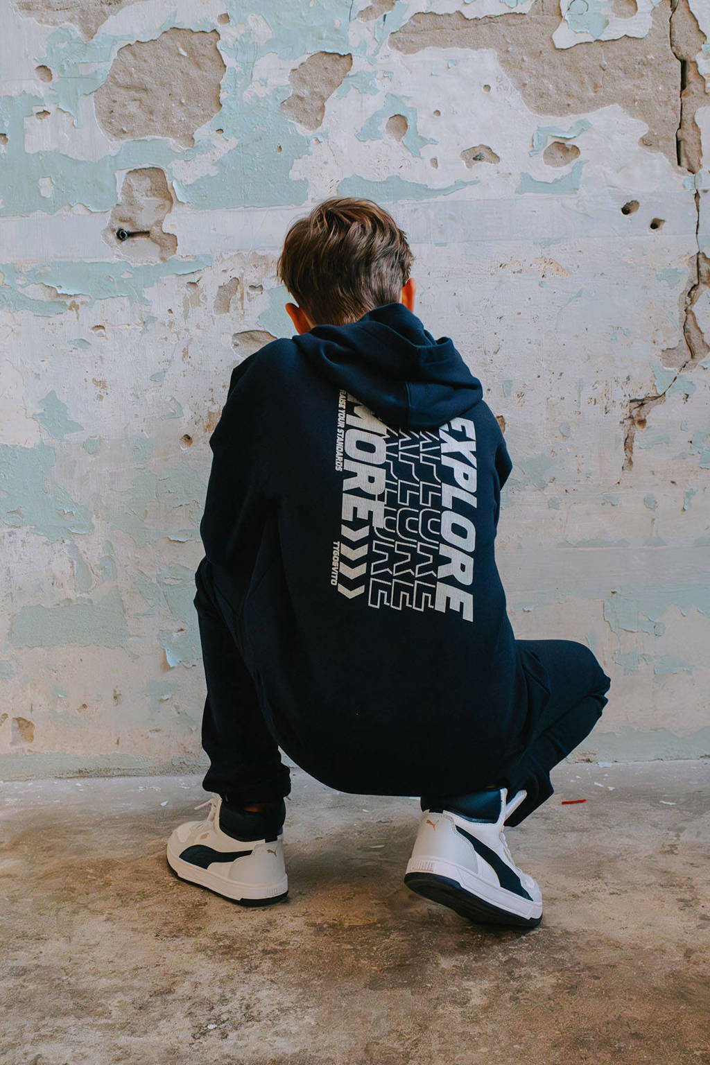 TYGO & vito NextGen hoodie donkerblauw