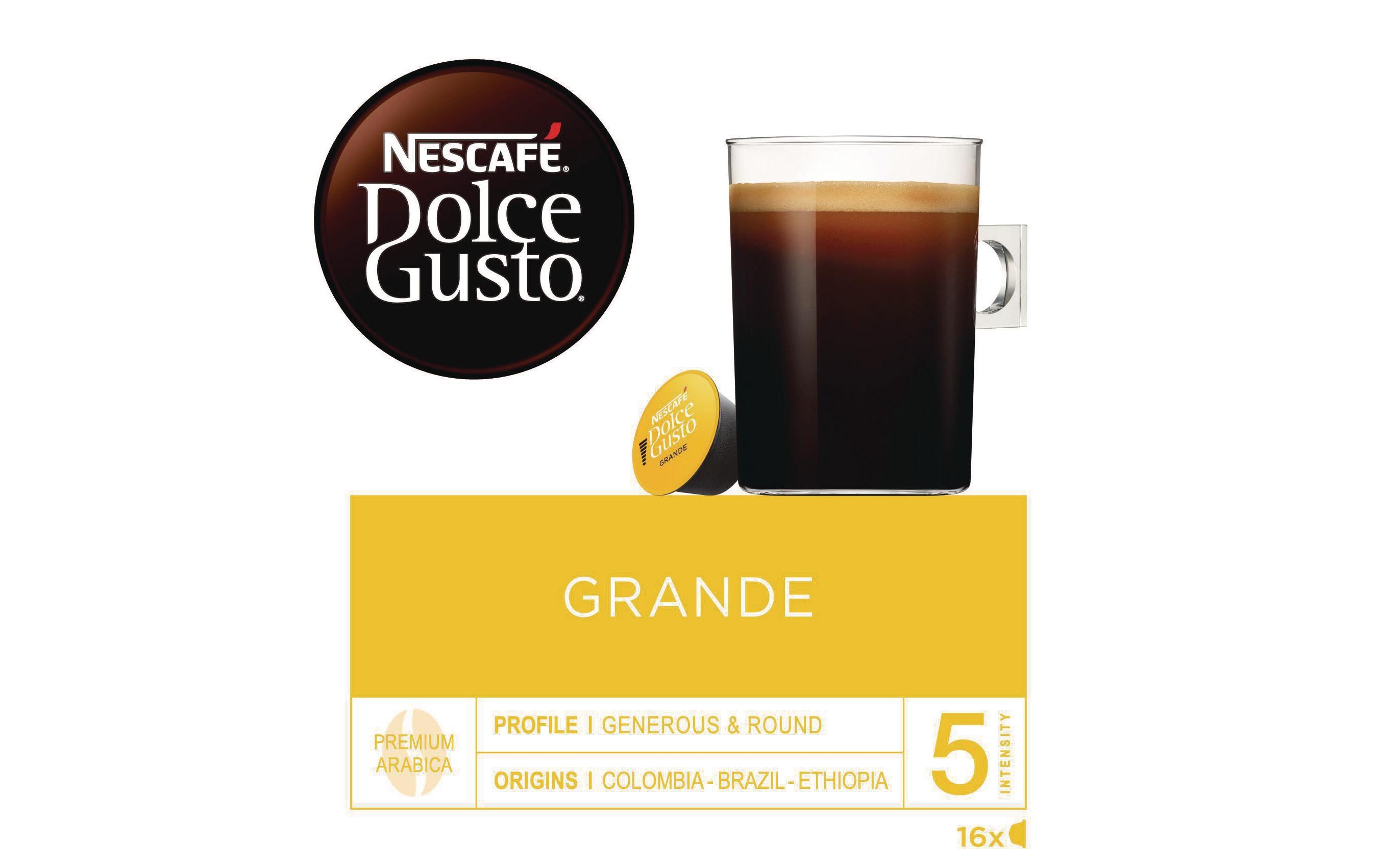 Kaffeekapseln Dolce Gusto Grande 30 StückNescafé Dolce Gusto Kaffee Kapseln