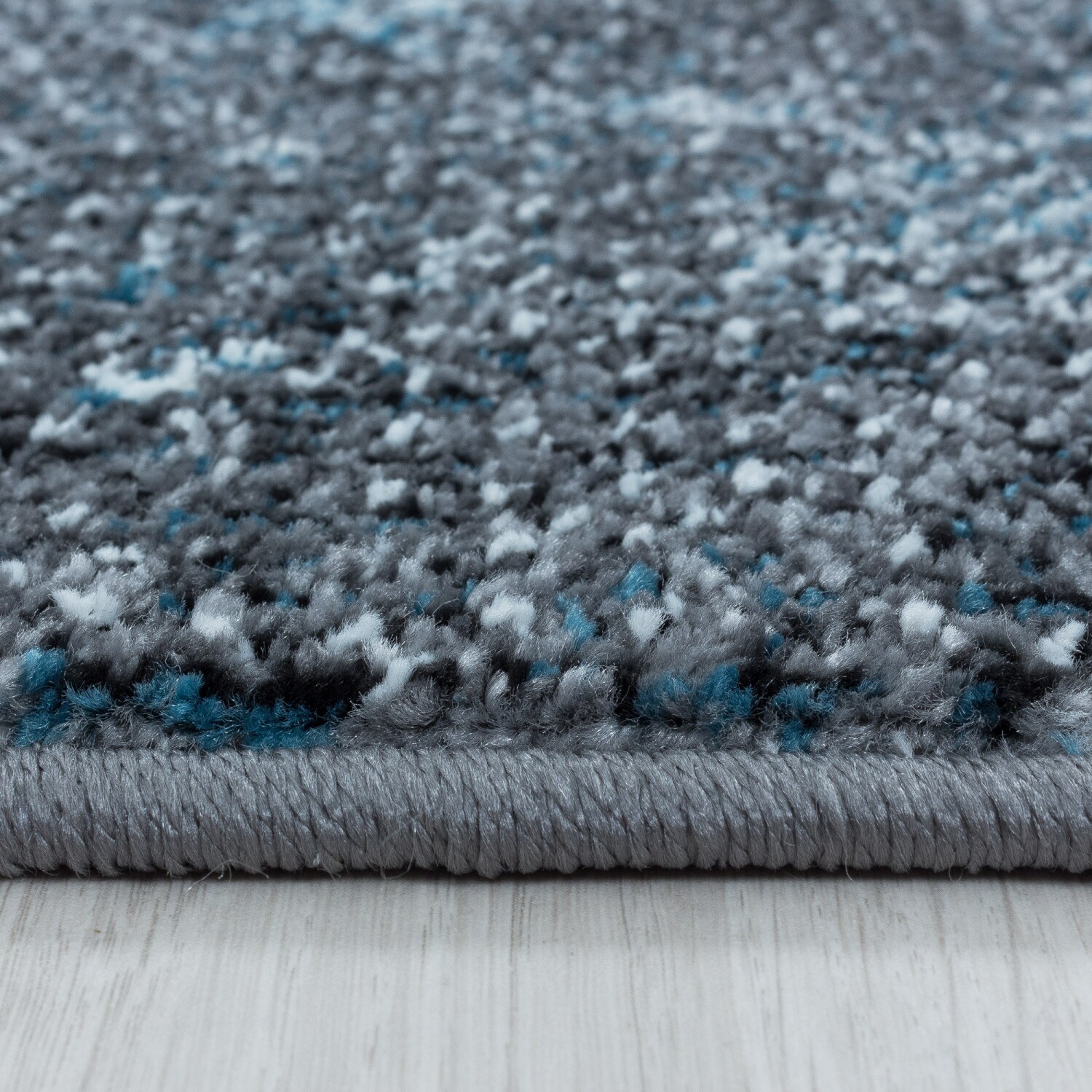 Moderner Designer-Teppich mit Kurzflor, Abstraktes Design für Wohnzimmer