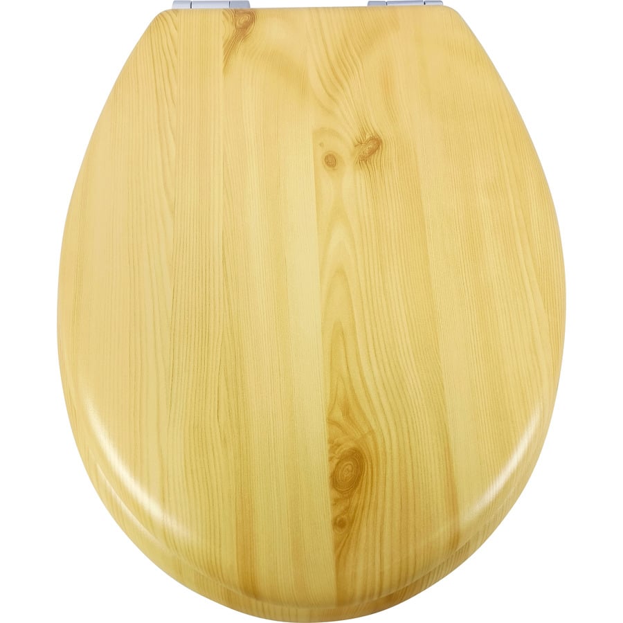 WC-Sitz MDF Holz Marmor-Motiv mit Absenkautomatik