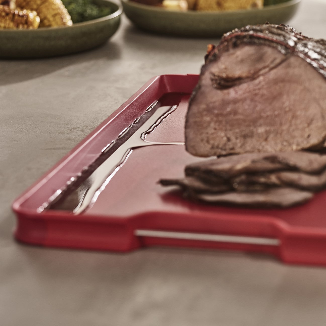 Joseph Joseph Cut & Carve Snijplank - Rood - L