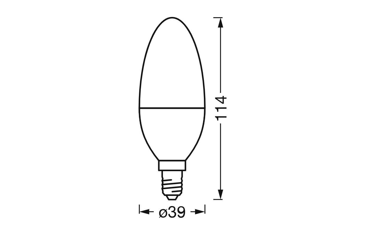 Leuchtmittel Sun@Home Classic LED, B25, 4.9 W, E14, CRI95Smartes Leuchtmittel mit WiFi- Technologie