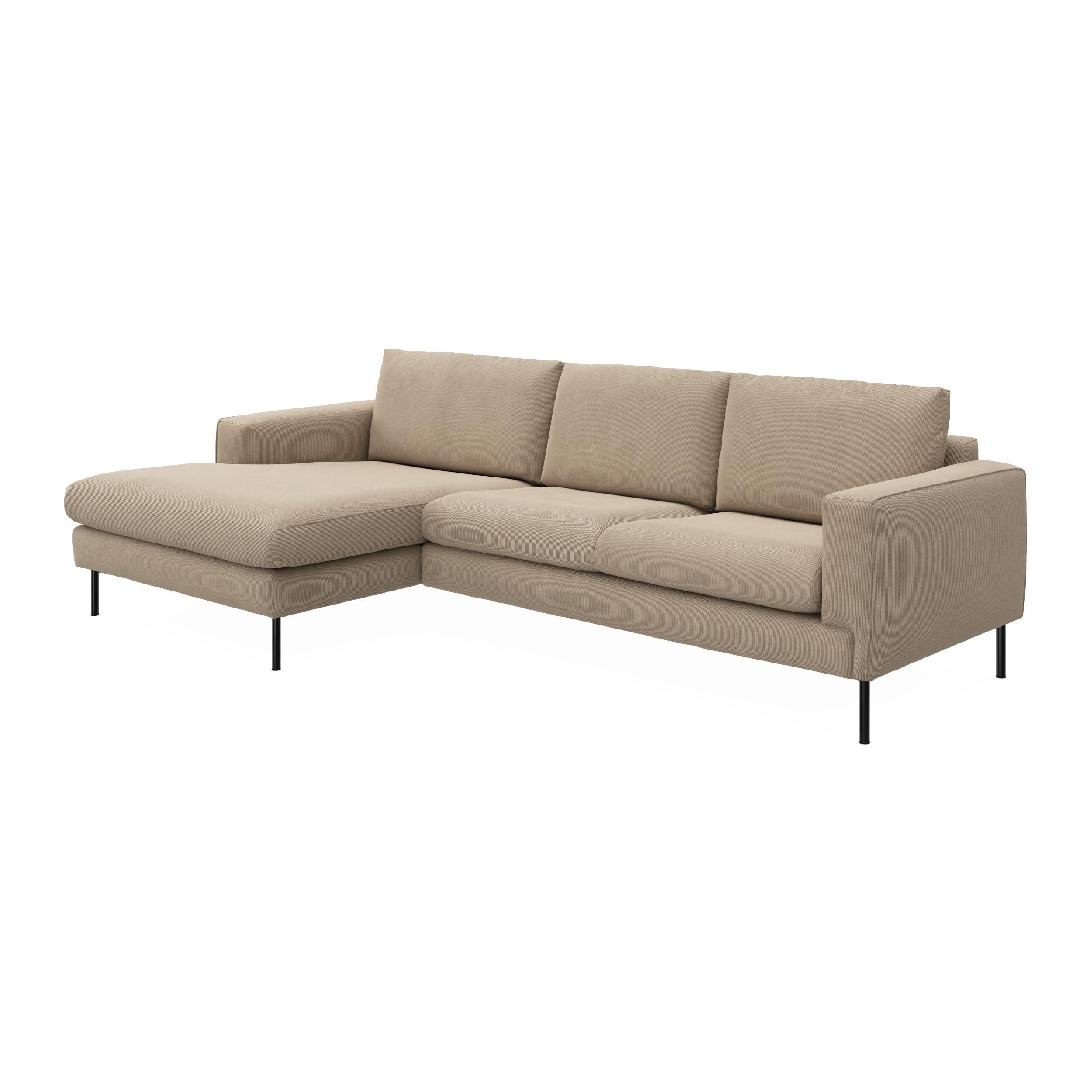 Nyland venstrevendt sofa med chaiselong