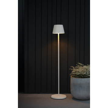 KonstSmide vloerlamp Pomezia Medium 5W oplaadbare LED verlichting wit