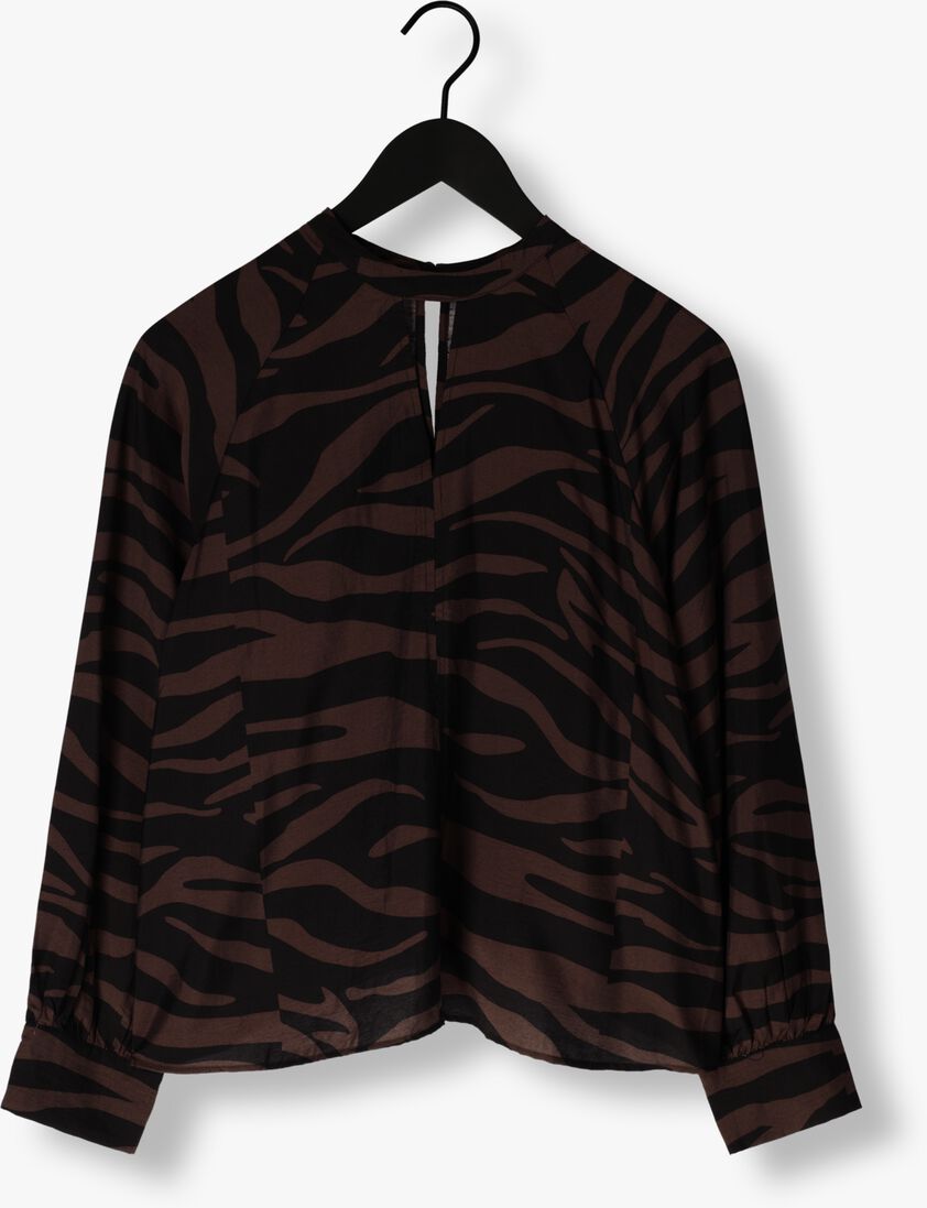 OBJECT bruine object blouse objcira l/s top