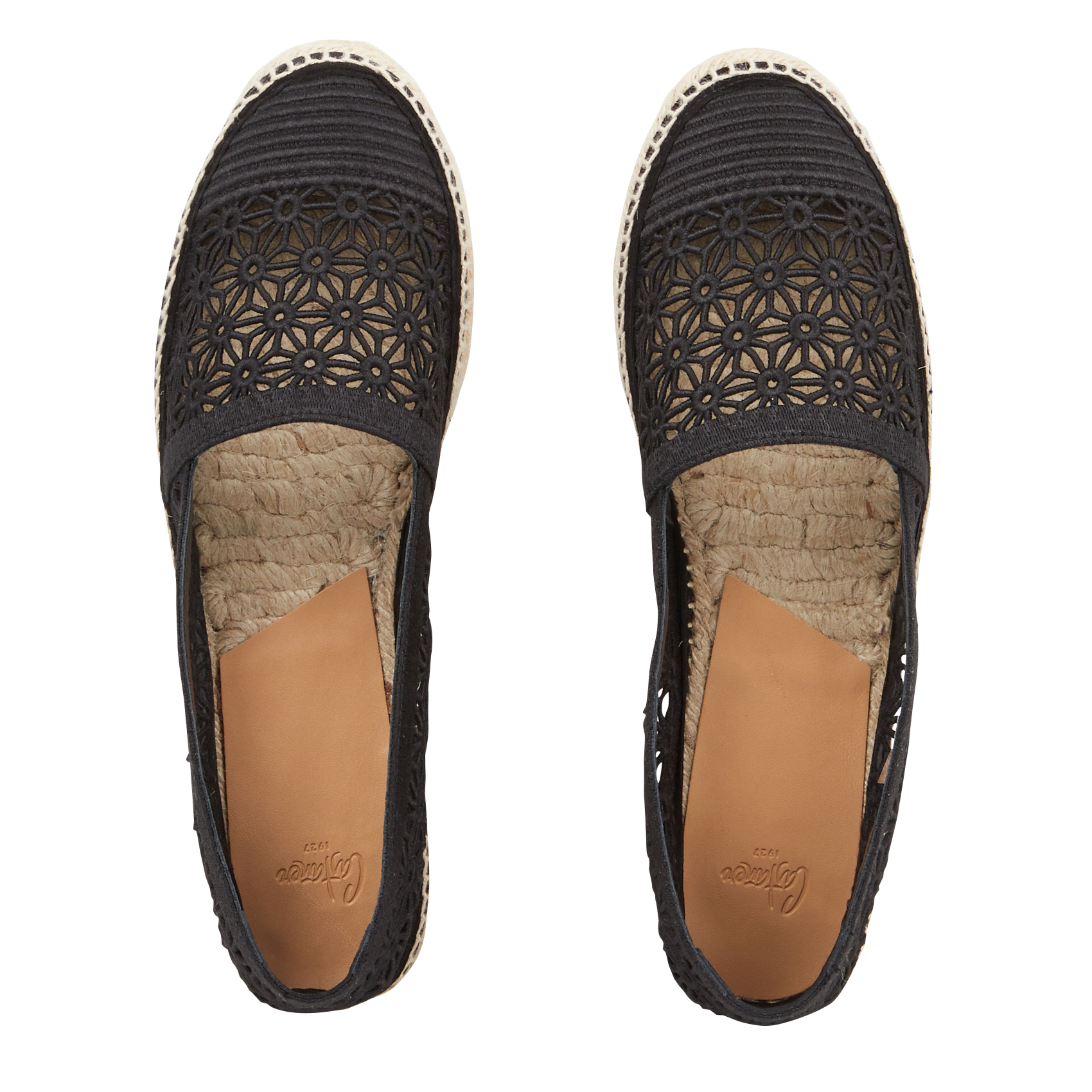 KERY - Espadrilles en crochet | Noir