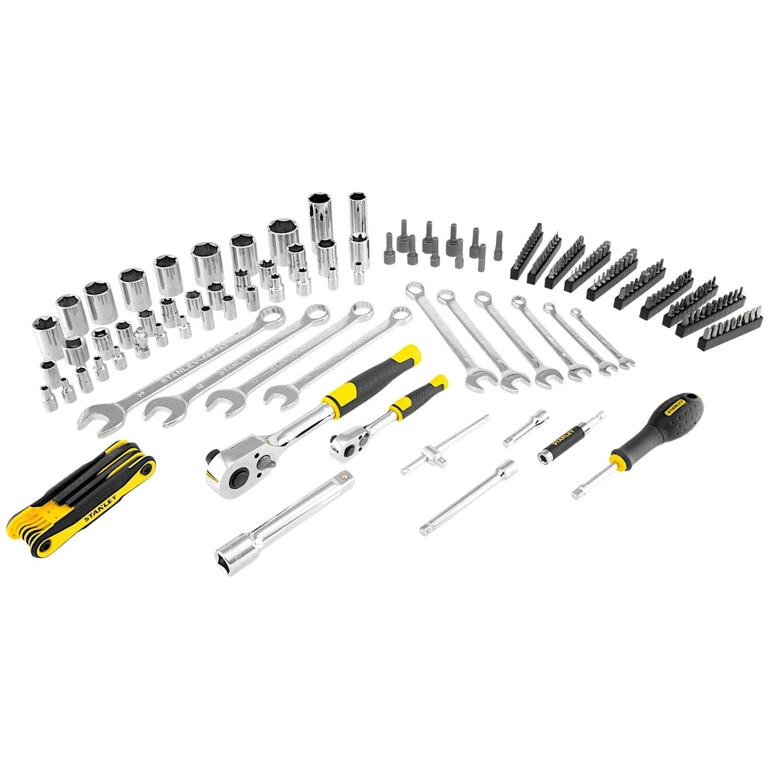 Stanley STMT17380-1 189-delige Dopsleutelset 1/4”   1/2