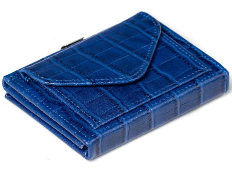 EXENTRI Portemonnaie Multiwallet Caiman Blue Brieftasche