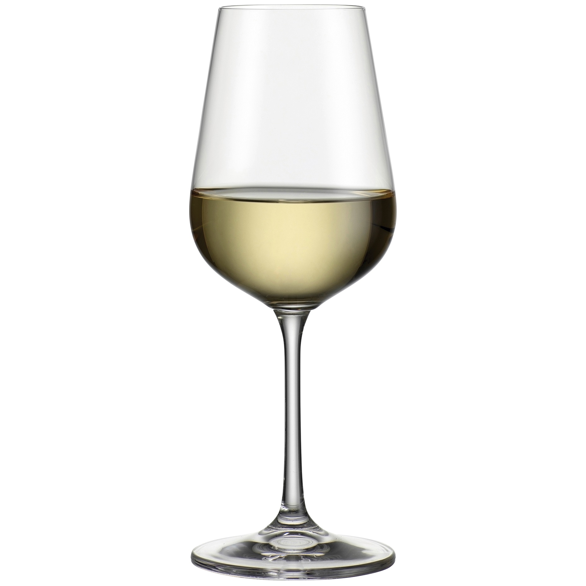 6er-Set Weißweingläser - klar - 360 ml