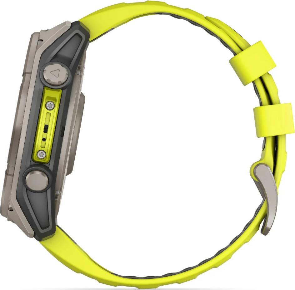 Fenix 8 - Solar Sapphire - 51mm Titanium/Yellow/Graphite