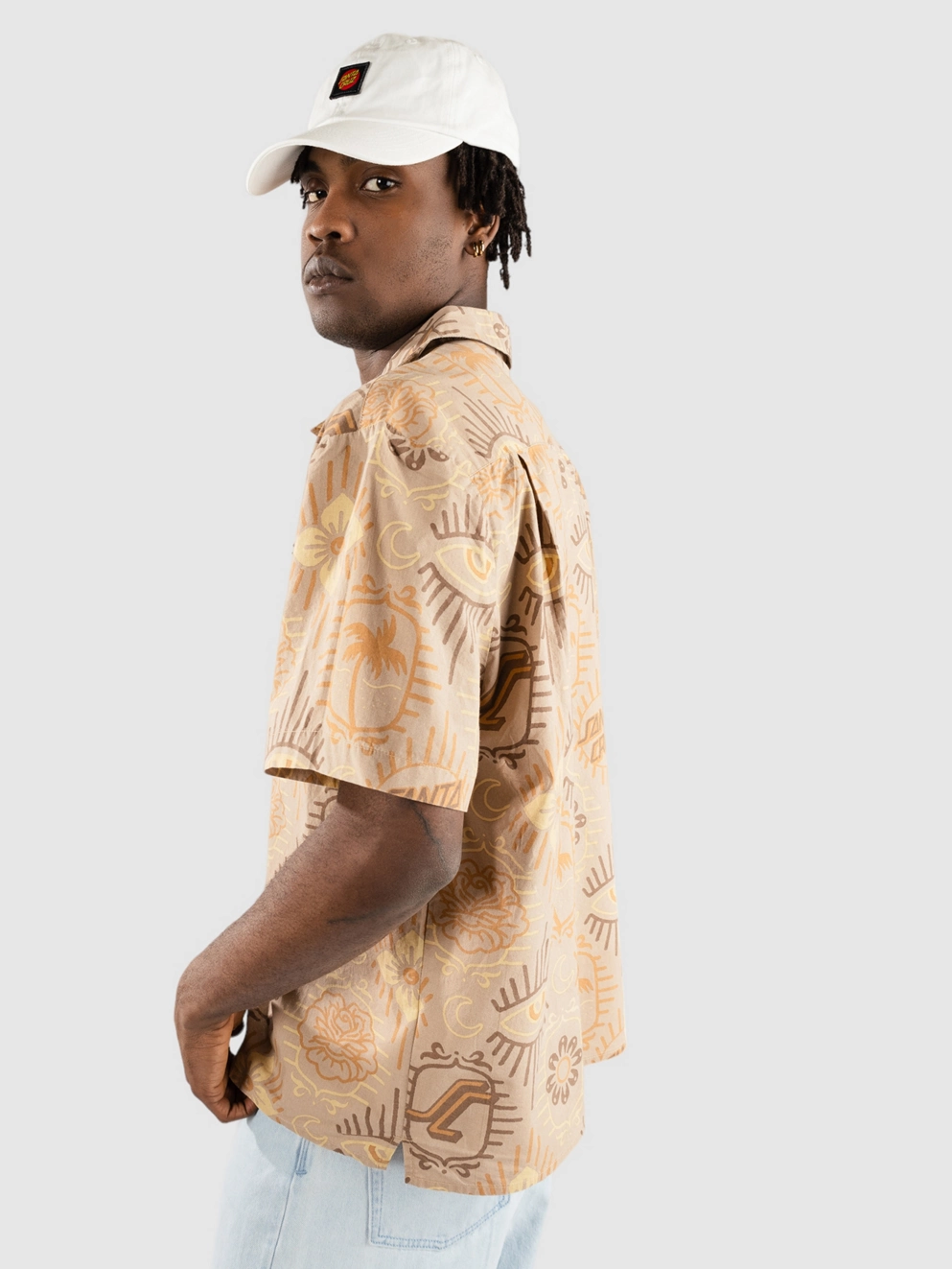 Santa Cruz Patchwork Shirt taupe