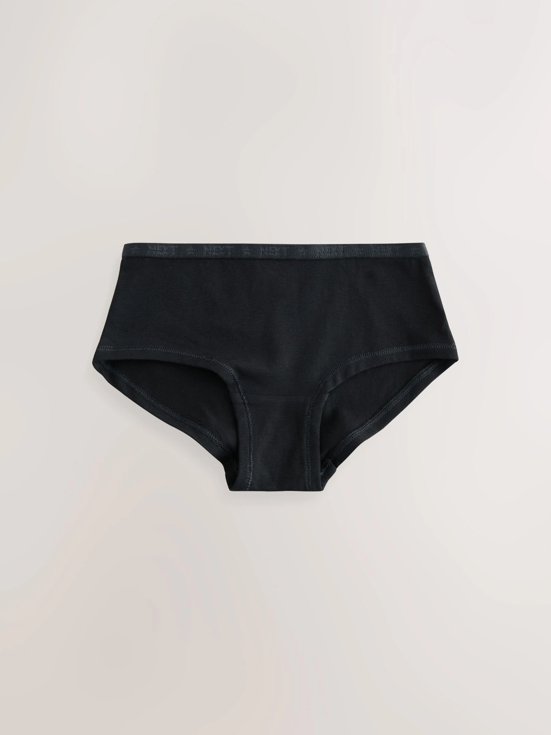 Zwart - Verpakking van 7 hipsters (2 - 16 jr)