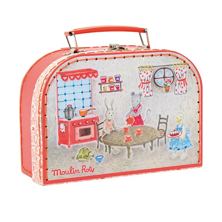 Moulin Roty Valise dînette à pois