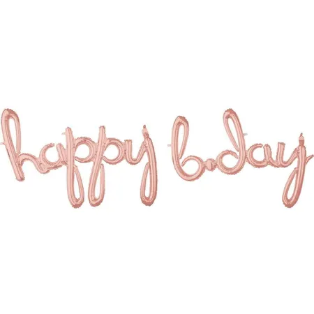 amscan Folienballon Wort Happy Bday