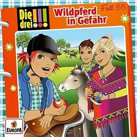 KOSMOS Hörspiel-CD Die drei !!! 55 Wildpferd in Gefahr