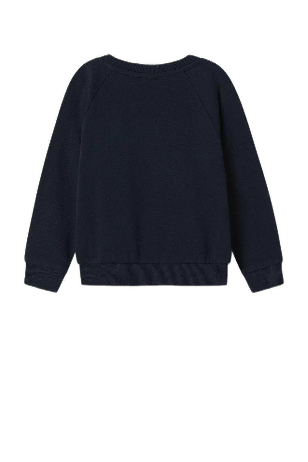 NAME IT sweater NMFVENUS met printopdruk donkerblauw