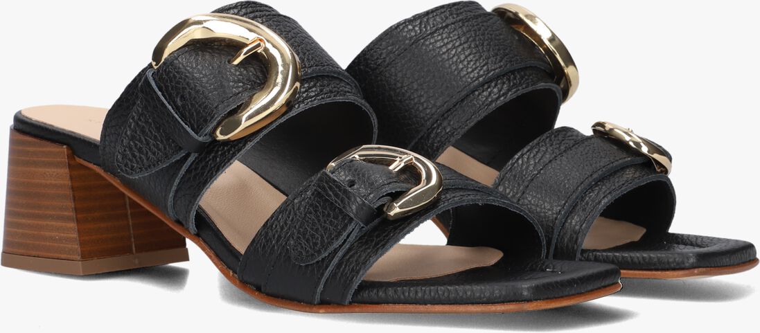 zwarte stefano lauran sandalen met hak 23118