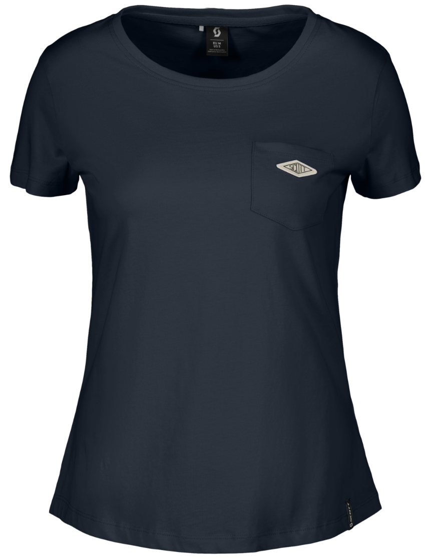 SCOTT Pocket T-shirt til Kvinder, Blå