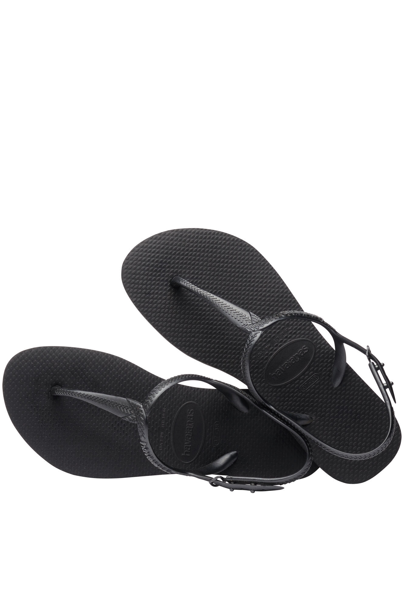 Chinelo Hav. Twist - preto