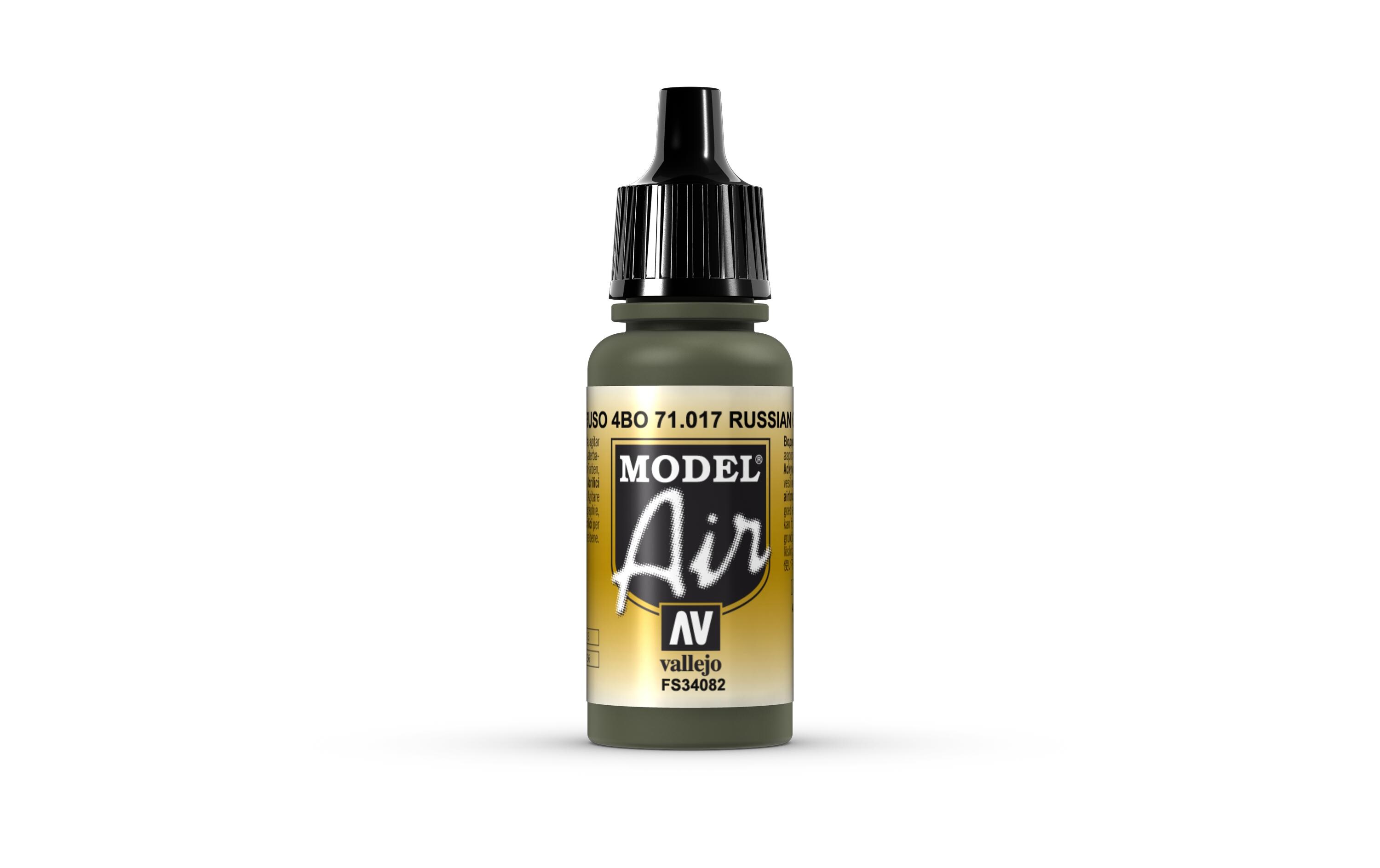 Airbrushfarbe Russisches Grün 4BO 17 mlAcryl Model Air Color für Airbrush