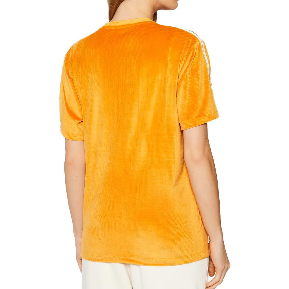 Adidas T-shirt en Velours Orange Femme Adidas H37840