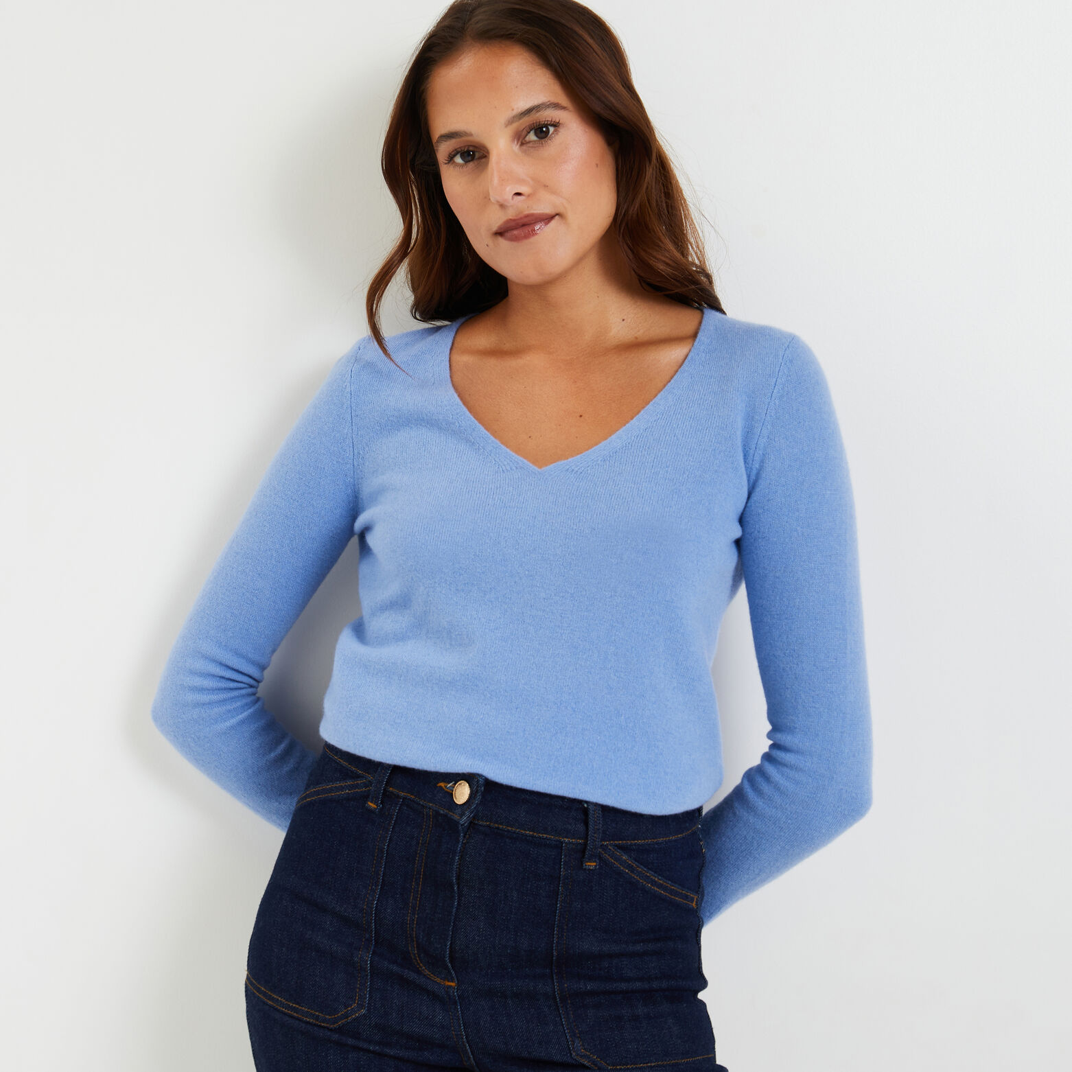 Pull laine et cachemire femme