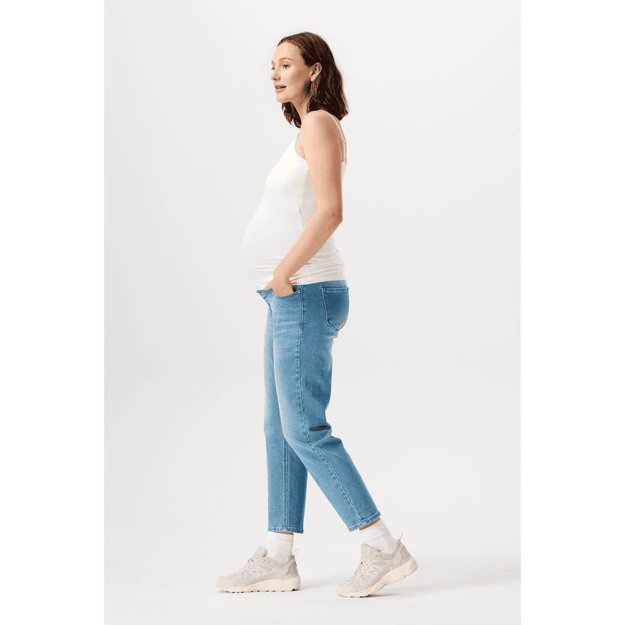 Noppies Straight Umstandsjeans Azua Vintage Blue